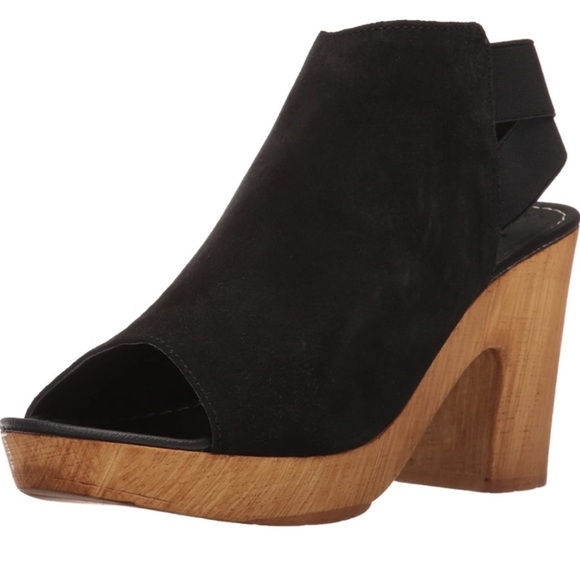 Kenneth Cole Reaction Wedges Black Leather Straps - Picture 1 of 12